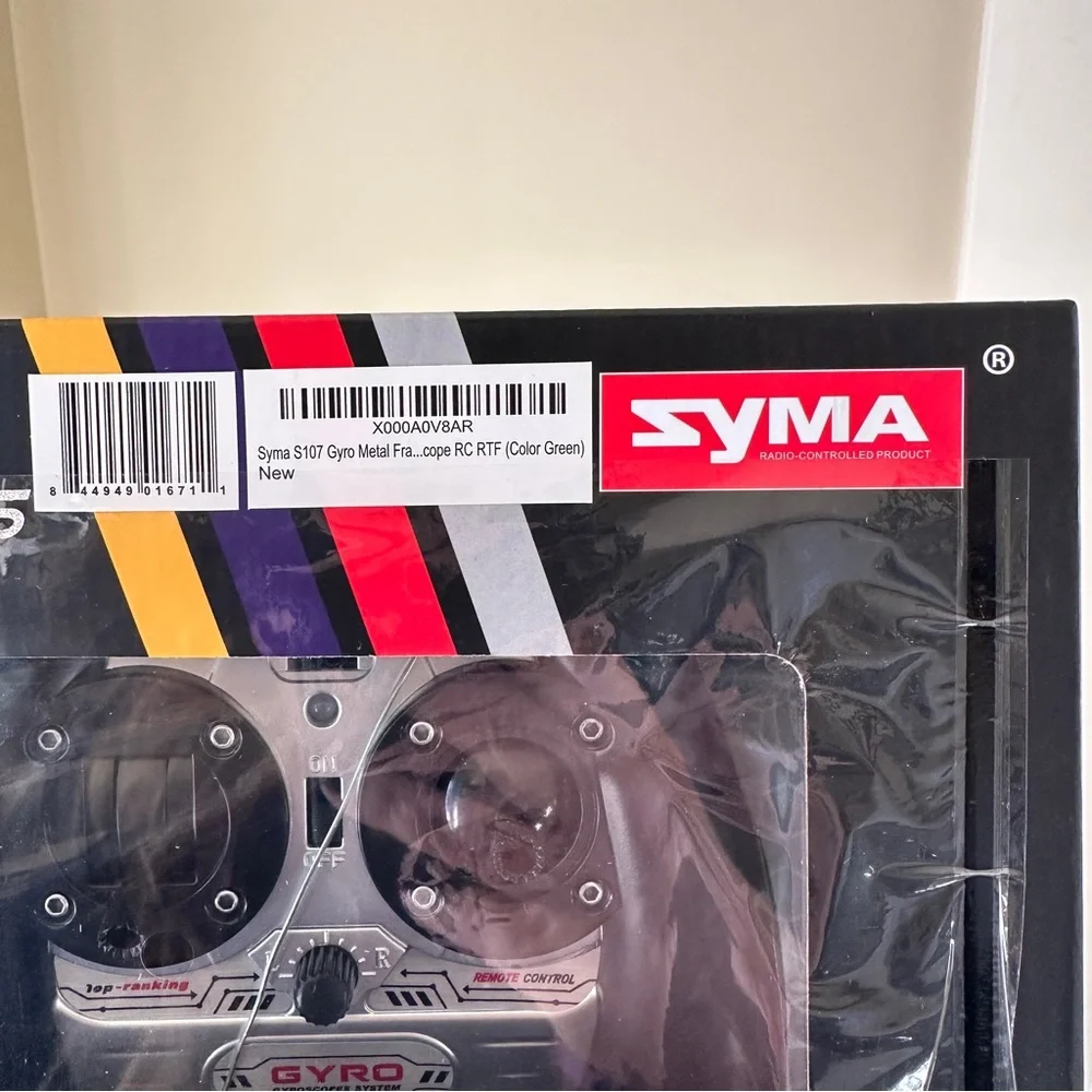 Syma Gyroscopes System S107 Metal Series Green Remote Controlled Helicopter